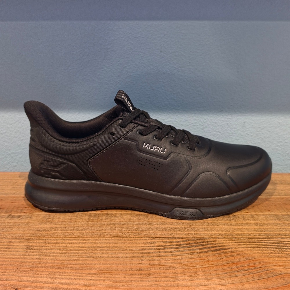 Kuru Mens Kinetic Work Sneakers Black Slip Resistant Water Resistant Size 10 - Picture 6 of 11